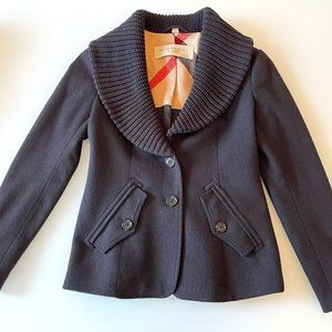 Burberry jacket black 38